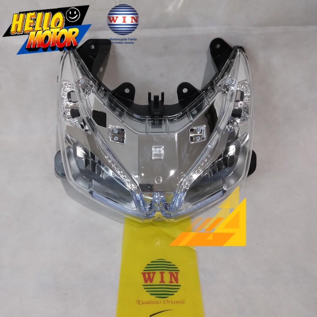 Lampu Depan Vario 110 FI ESP 2012 2013 2014 + LED | reflektor head lamp WIN | headlight senja motor 