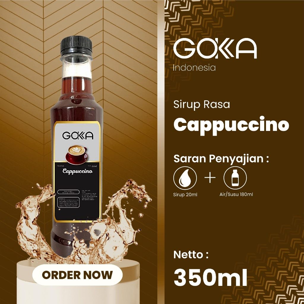 

Minuman Sirup Cappuccino Gokka / Gokka Syrup Rasa Cappuccino 350ml