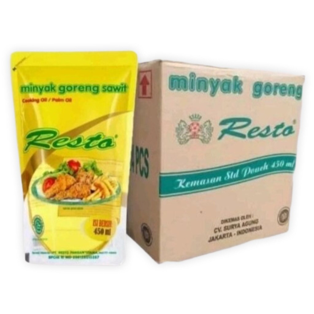 

Minyak Goreng Resto 450ml 1 Dus 24 pcs