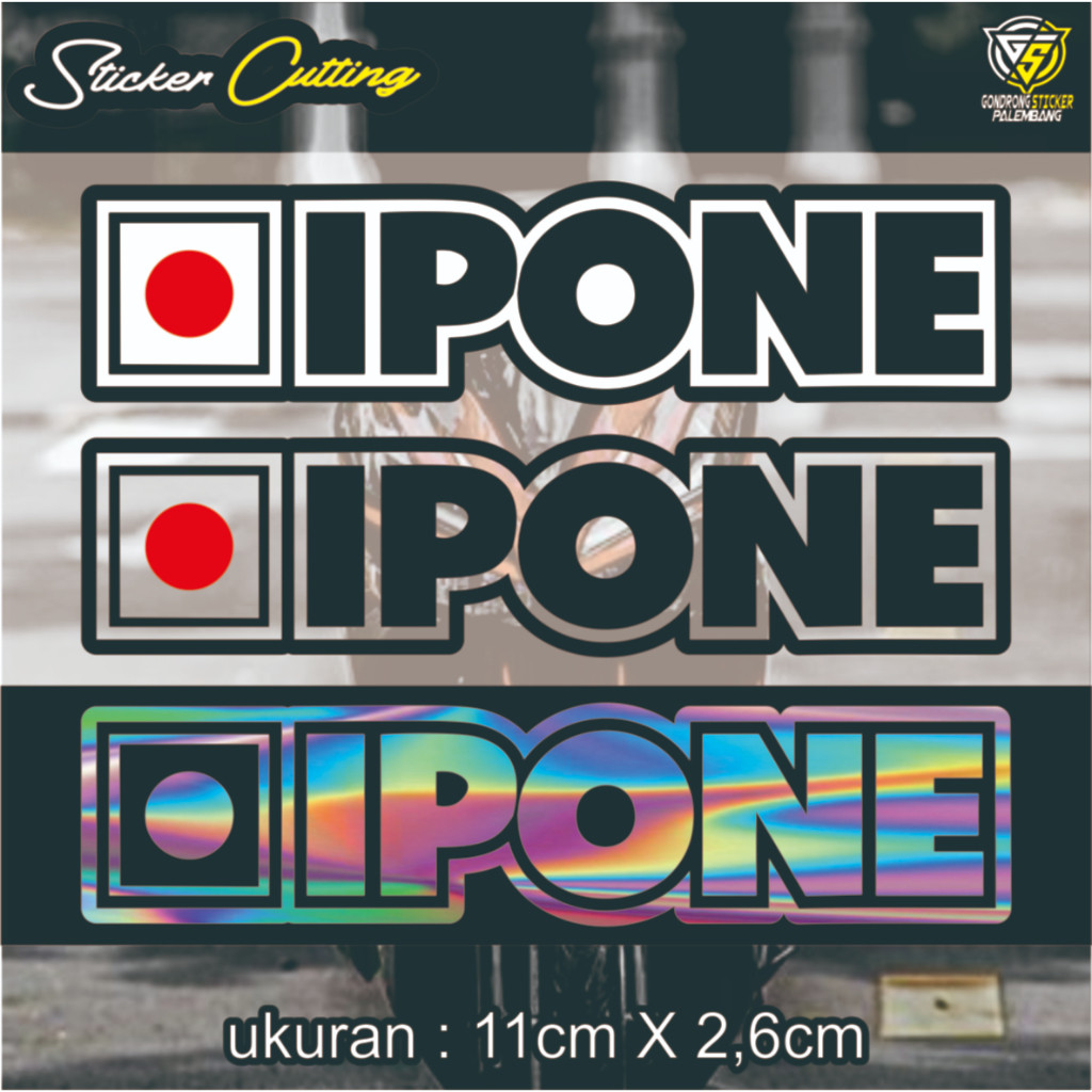 Sticker Cutting IPONE - stiker IPONE