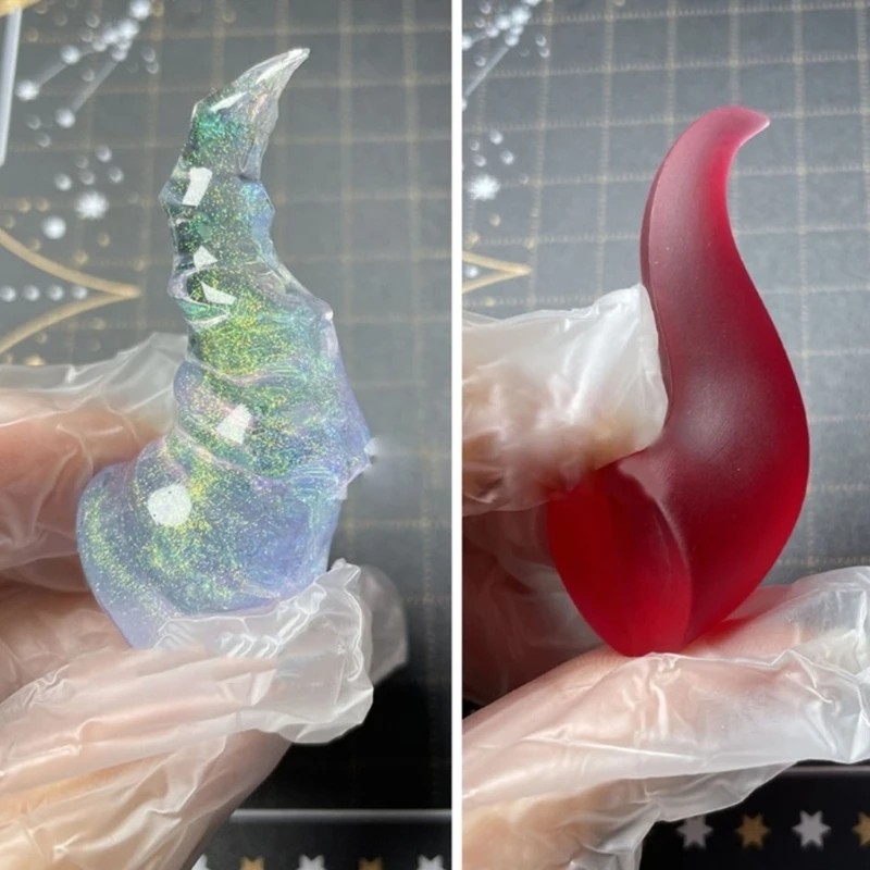 

DIY Resin Mold Epoxy Resin Molds Magic Angle Corners Horns Shaped Silicone Mold Jewelry Tool Jewelry Accessories