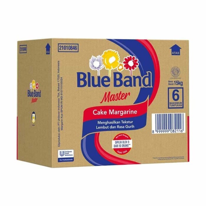 

pekanbaru / BLUEBAND MASTER 15KG REPACK 1KG/ BLUEBAND MASTER CAKE MARGARINE (1KG)