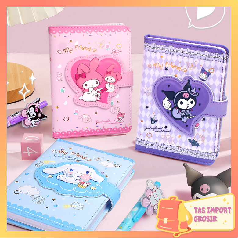

TAS - S6314 Diary Book 2 in 1 Motif Karakter / Buku Memo Cute Anak Sekolah / Buku Tulis Magnet 2 in 1 / Pena Lucu Motif Karakter
