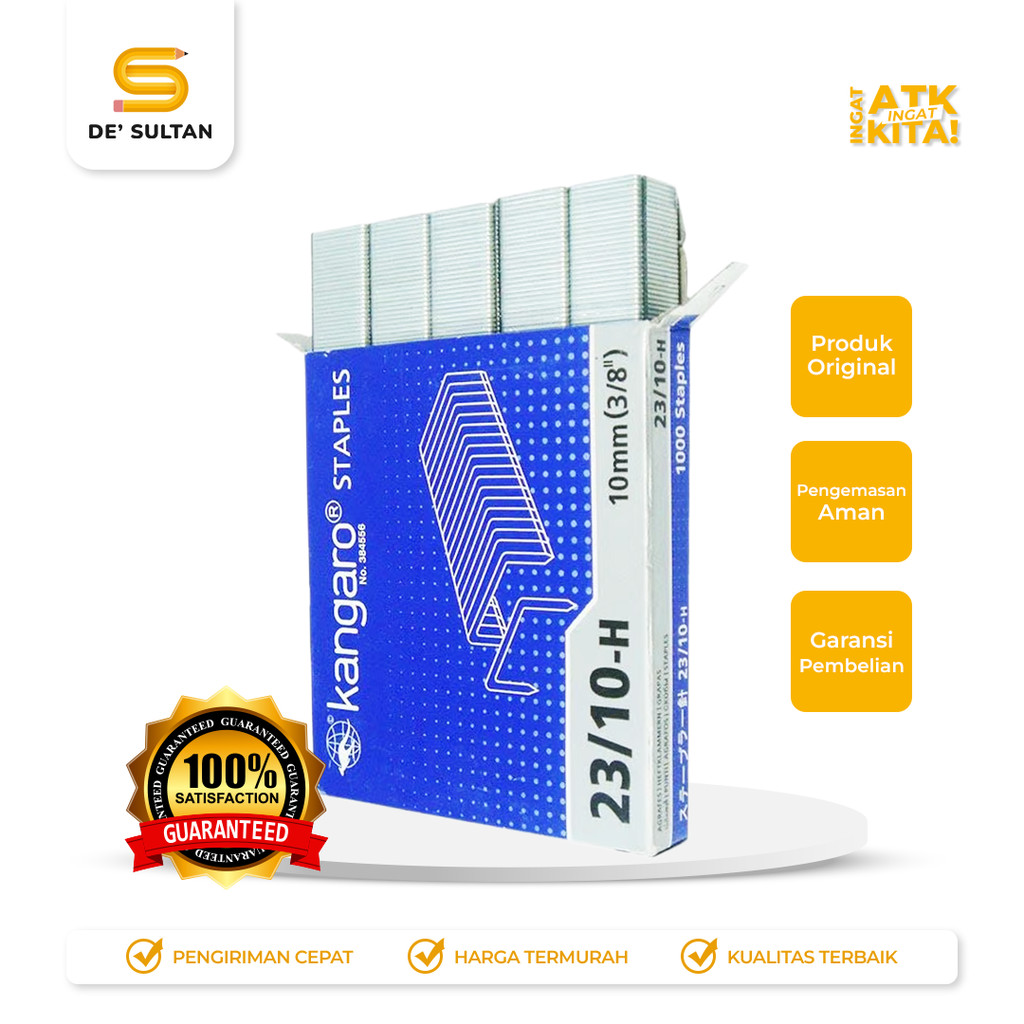 

KANGARO ISI STAPLES 23/10 (1PACK/ 10BOX)