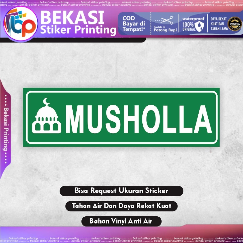 

Stiker Musholla Stiker Mushala stiker mushola stiker sholat Stiker Shalat sticker tempat ibadah