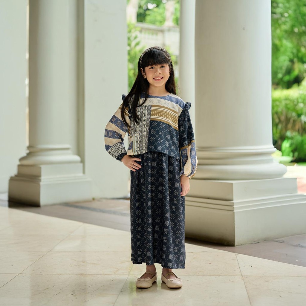 ZM Zaskia Mecca - Maena Gamis Anak - Edisi Monogram