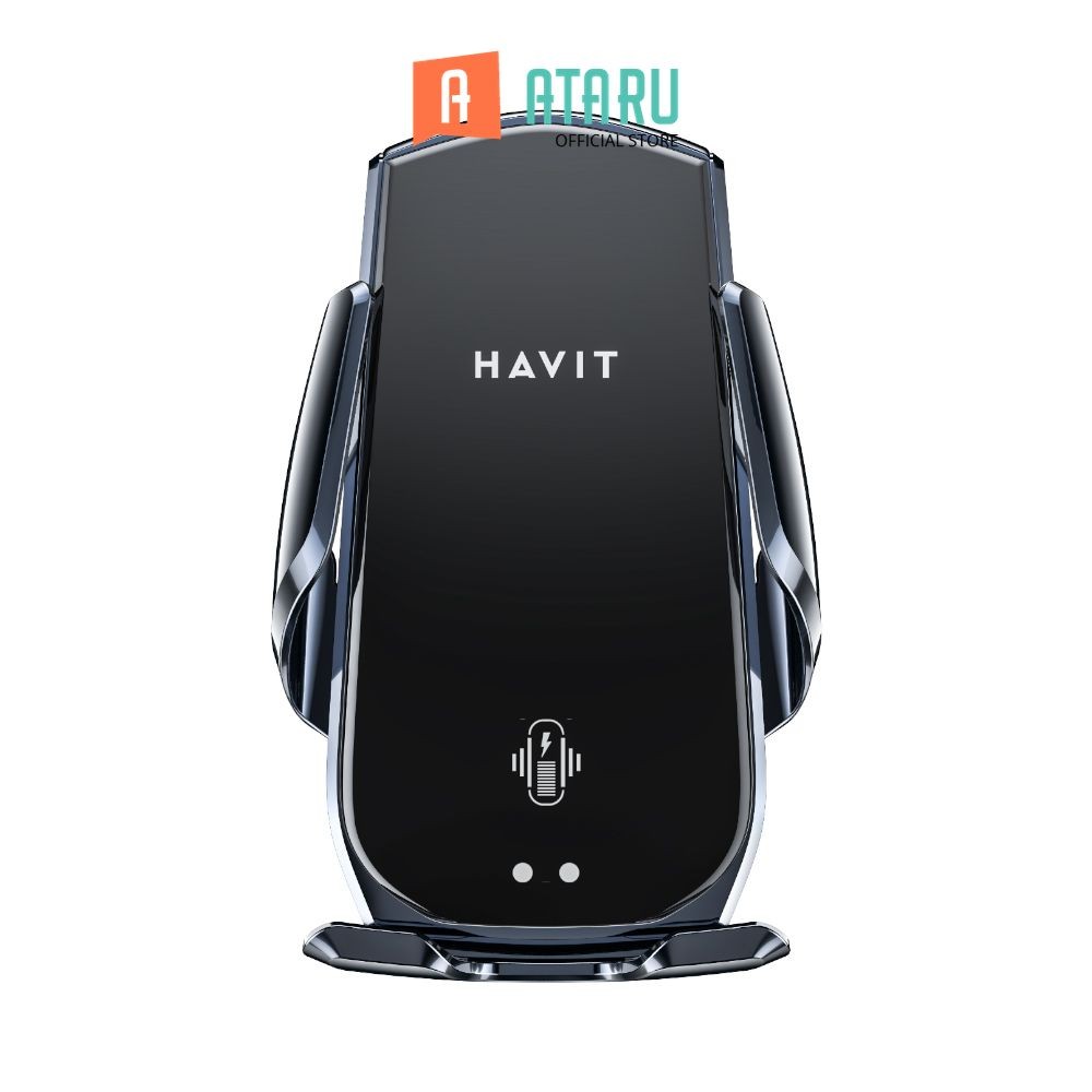 Ataru Havit Charger Mobil Wireless - Hitam Wireless Car Charger Adaptor Pengisi Daya Mobil Peralatan
