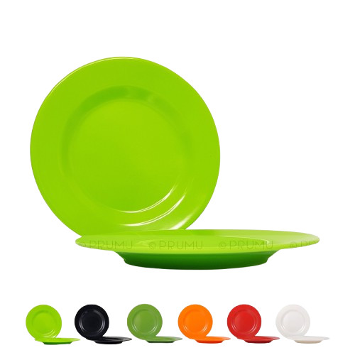 UNICA 1 Lusin Piring Ceper Melamine/ Piring Bulat Ceper/ Piring Persegi / Piring Oval Melamine