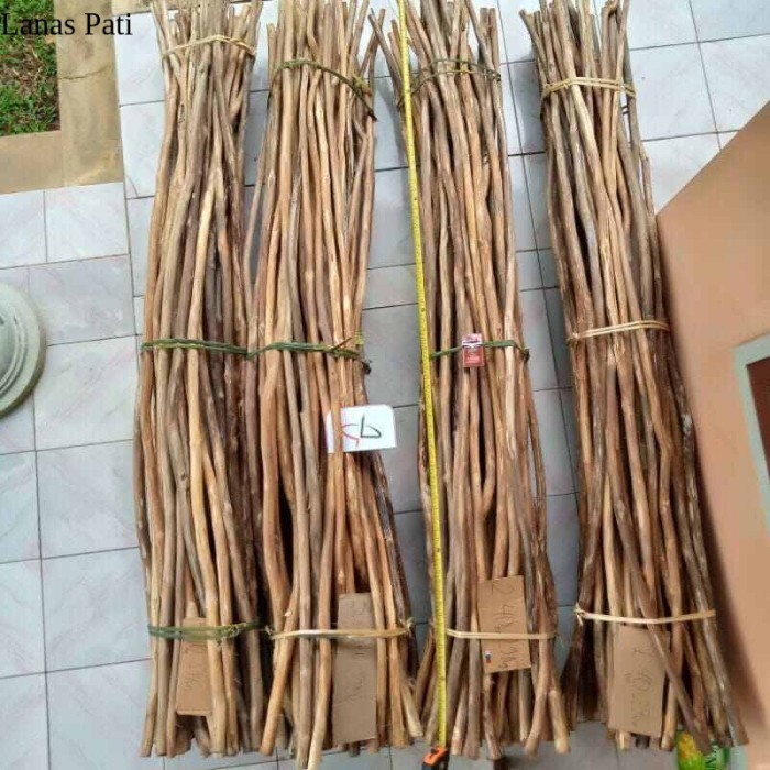 

Ranting kayu jati dekorasi 10 batang panjang 2 meter XD5