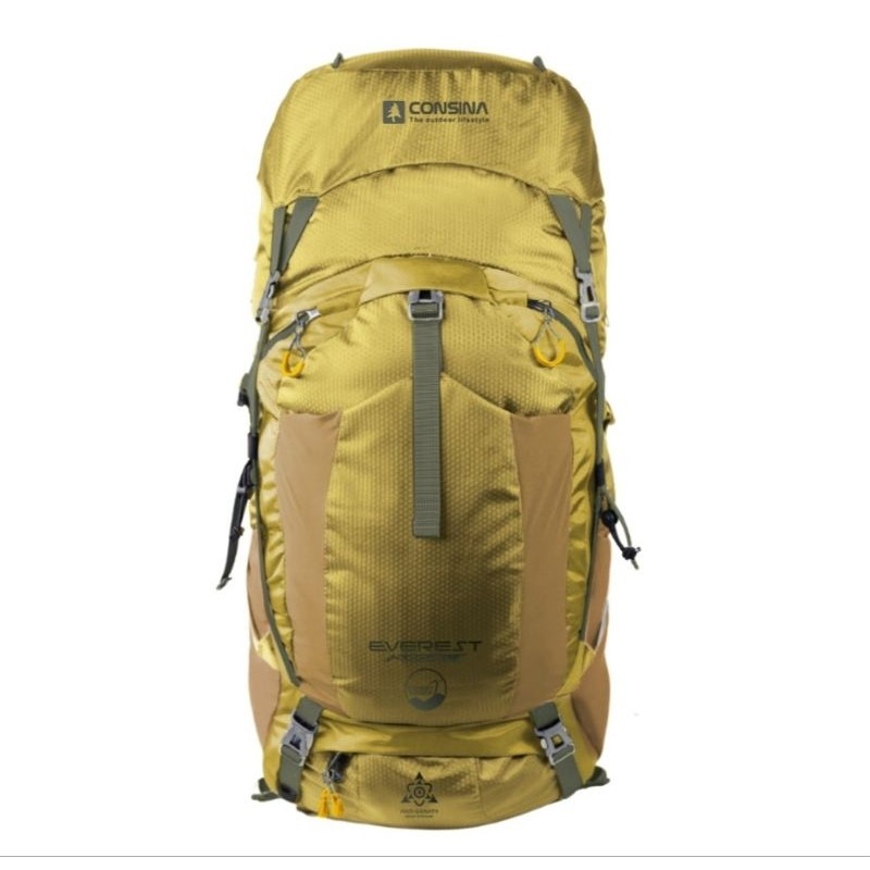 CONSINA.TAS CARRIER CONSINA EVEREST BATH 3 60 LITER + RAINCOVER SHULPUR MOSS