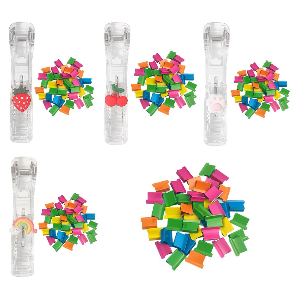 

Reusable Mini Push Stapler Fixing Stationery for College School Students Documents