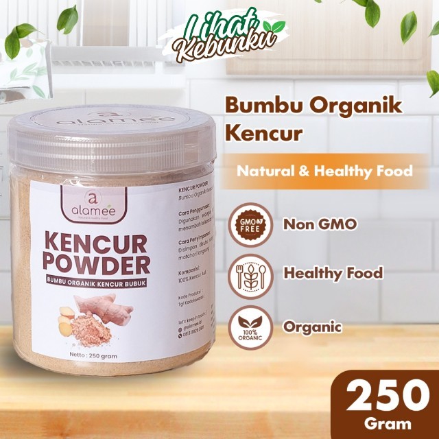

ALAMEE Bubuk Kencur Tanpa Campuran Bumbu Masak Dapur Organik Murni Asli Seasoning Powder Spice LIHAT KEBUNKU