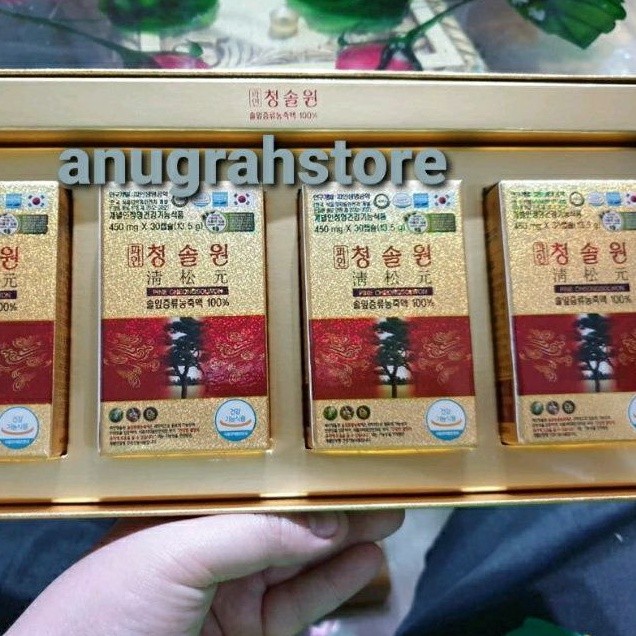 minyak pinus merah korea REDPINE OIL KOREA 120 caps - Anugrah Megah