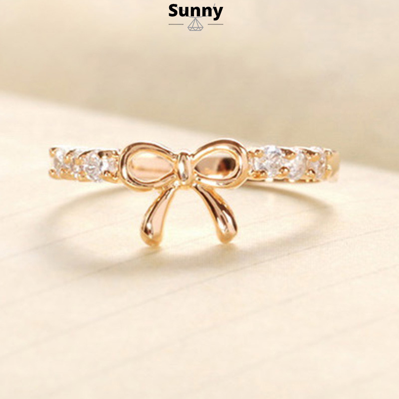 ORIGINAL COD CINCIN PITA BERLIAN KOREA WANITA CINCIN BUSUR BERLIAN SEDERHANA AKSESORIS PERHIASAN