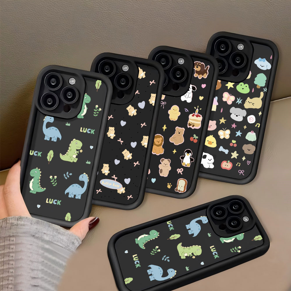 Casing hp ITEL P40 Plus P50 P55 Plus S23 S23Plus itelA04 A05S A60 A70 RS4 Doodle animal avatar Soft 