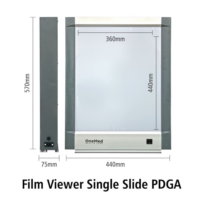 Film Viewer Single Slide Onemed X-Ray OB