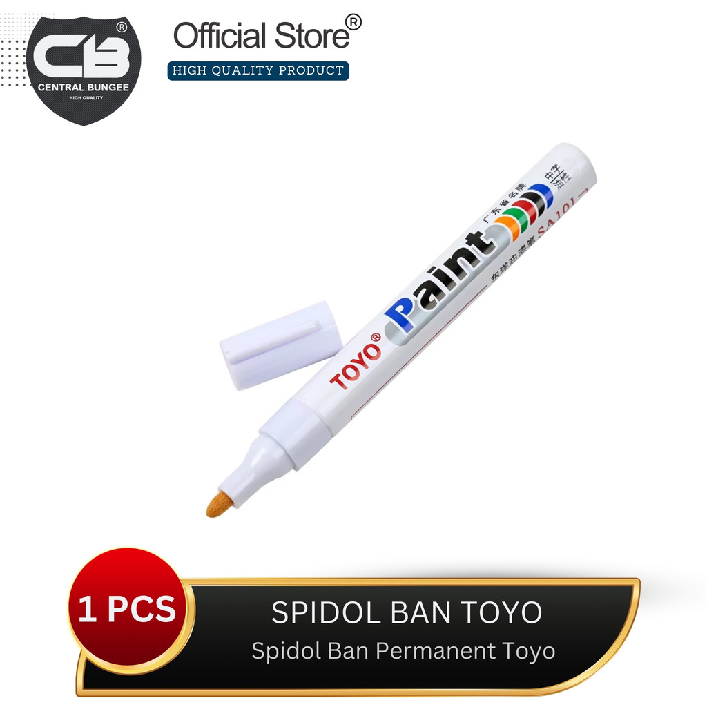 

Spidol Ban motor mobil Toyo paint permanent Multiwarna