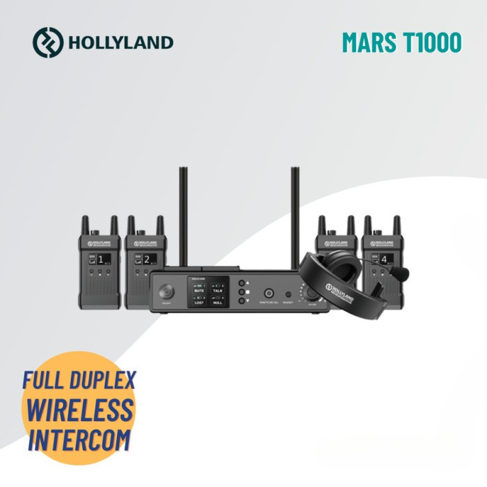Hollyland Mars T1000 Full Duplex Wireless Intercom System