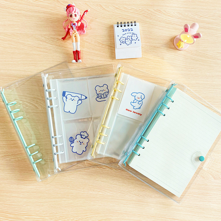 

A5 A6 Loose-leaf Notebook Cover & Photo Sticker Collect Book Diary Agenda Planner Paper School Stationery