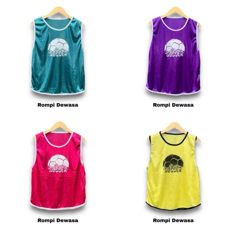 [SP366] Rompi Dewasa SOCCER - Rompi Bola Futsal Murah Rompi Olahraga Sport Rompi Bola