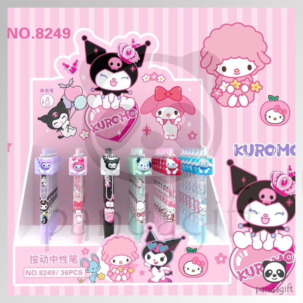 

pulpen gel sanrio / pena gel cetek sanrio / pulpen gel mekanik / pulpen gel cetek fancy - GG0462