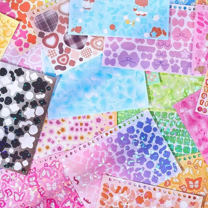 

Journamm 60sheets Kawaii Kwinkle Stickers Book Deco Scrapbooking Supplies Cute Stationery Collage Junk Journal Materials Sticker