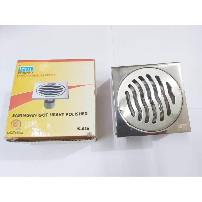 IGM FLOOR DRAIN IS-036 STAINLESS SARINGAN GOT