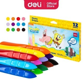 

Crayon Plastic / Krayon plastik warna EC220 Spongebob EC220-12 / EC220-24