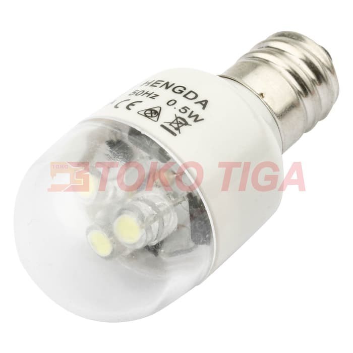 Penjahit Pemula - Dop Lampu LED Mesin Jahit Portable Drat/Ulir Pendek/Kecil (Tipe E12)
