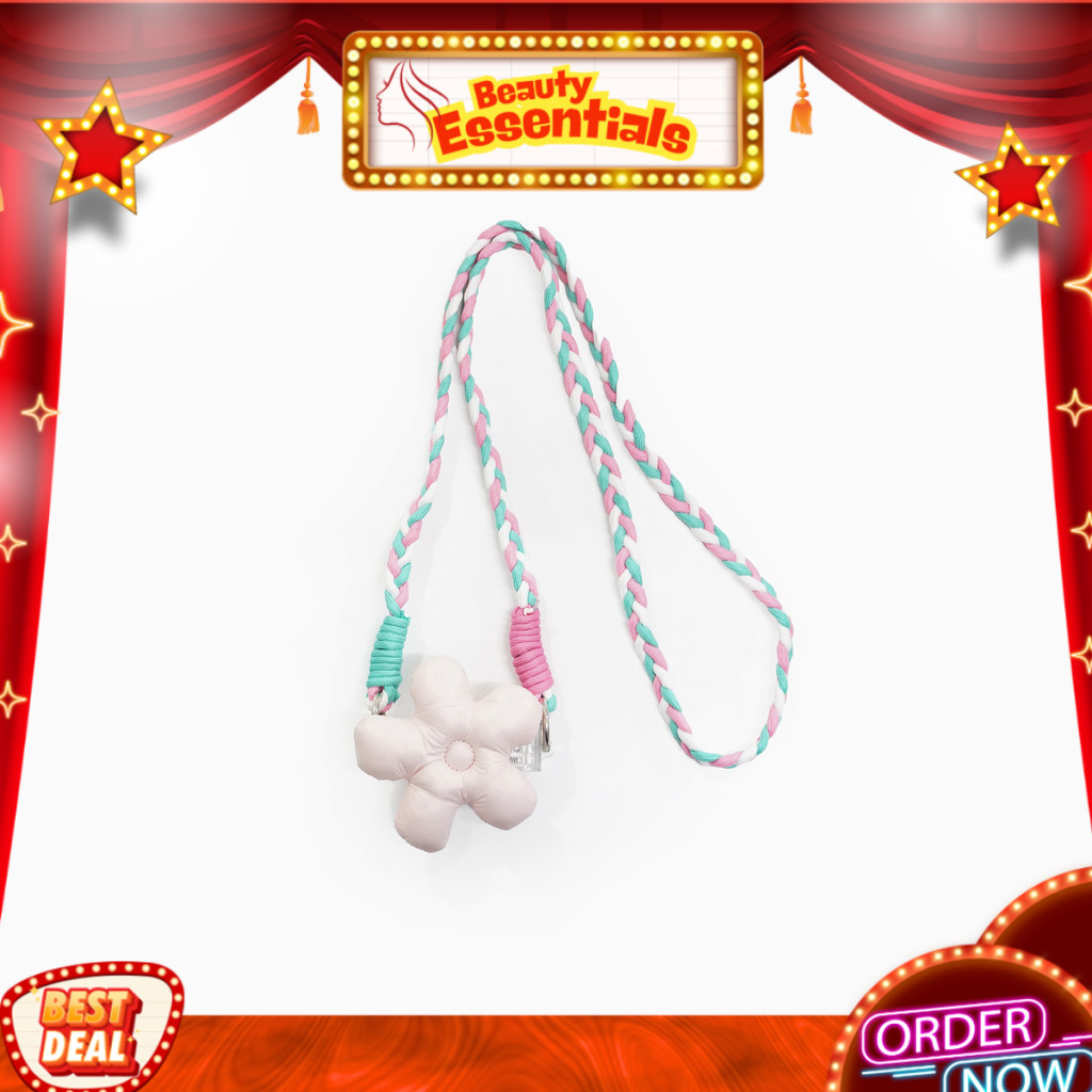

[Gift Not For Sale] Emina Lanyard Bunga gantungan name tag bunga lucu