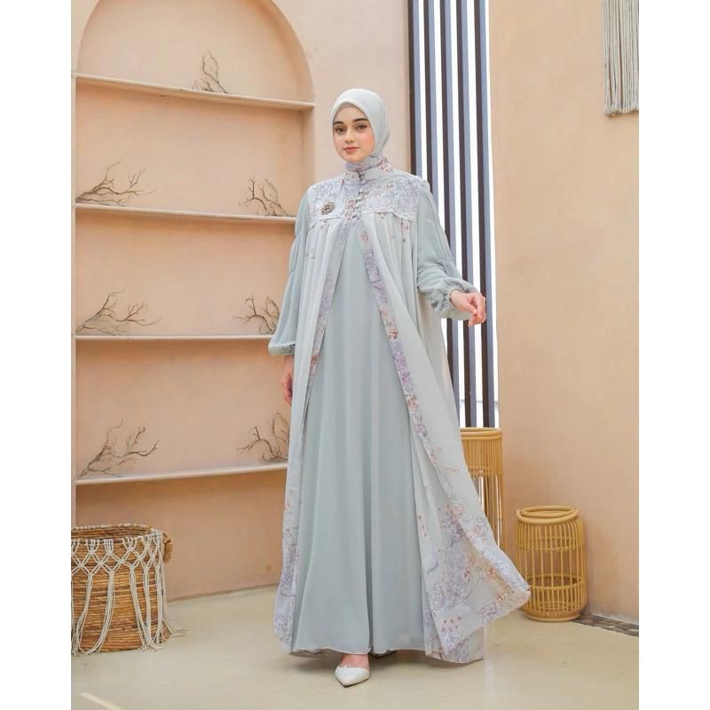 NEW ARRIVAL GAMIS ARUMI SET HIJAB PREMIUM | SET HIJAB | GAMIS LEBARAN | GAMIS OUTER | DRESS PESTA | 