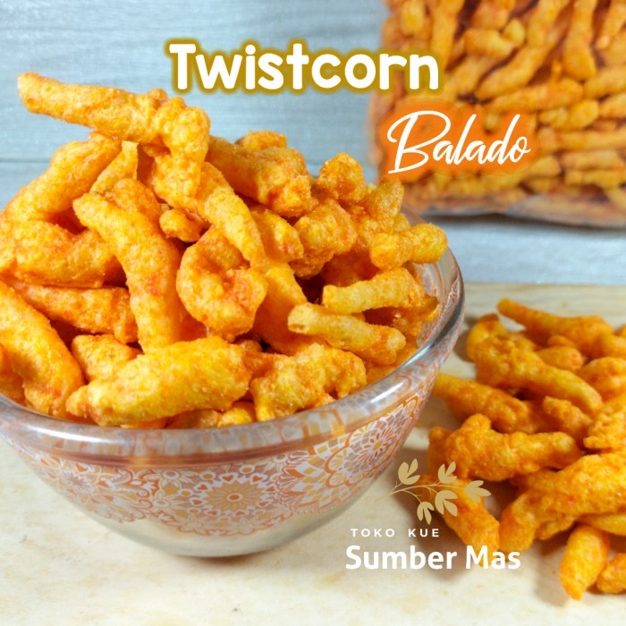 

top TWISTCORN/TWIS JAGUNG - 170GRAM - BBQ-Balado