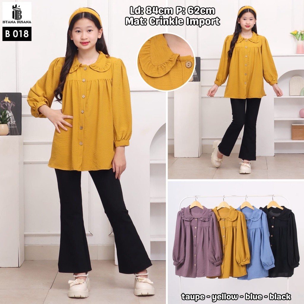 Blouse Anak Tanggung Perempuan Atasan Anak Tanggung Perempuan Atasan Anak Polos Atasan Anak Polos At
