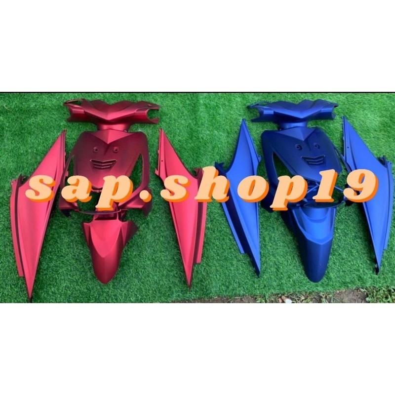 Cover Body Full Halus Beat Karbu Merah Doff - Hitam Doff - Biru Doff