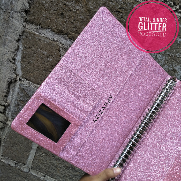 

BINDER GLITER PINK MUDA 20 RING