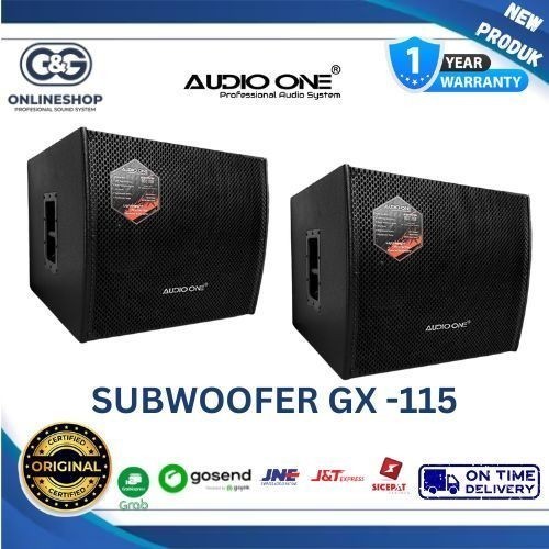 PROMO TOKOSubwoofer Passive Audio One GX 115|Speaker Subwoofer Pasif 15 inch|Subwoofer murah|G&amp;G DM
