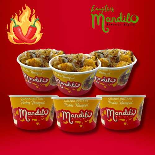 

Mandilo Bundling 6 Pcs - Cuanki Instant | Pedas Nampol | Cuanki Siap Saji