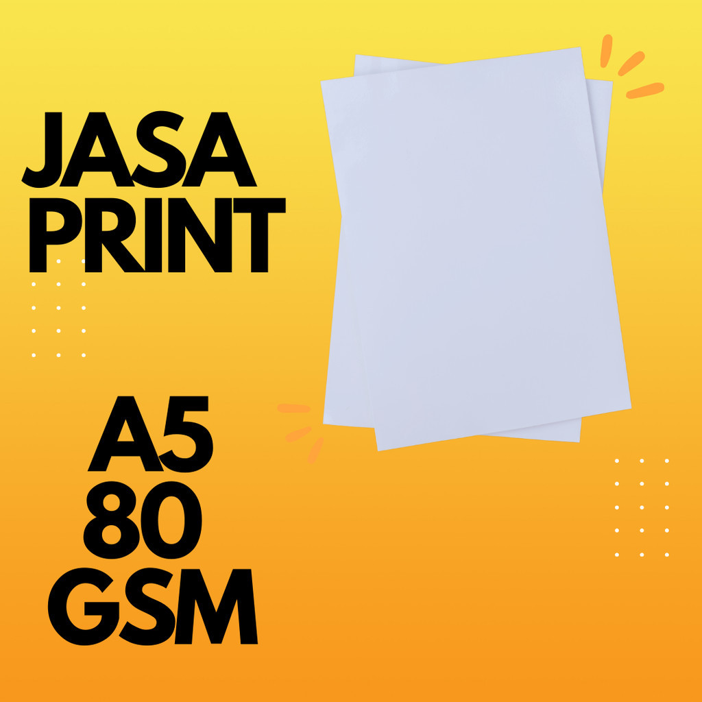 

JASA PRINT A5 80 GSM