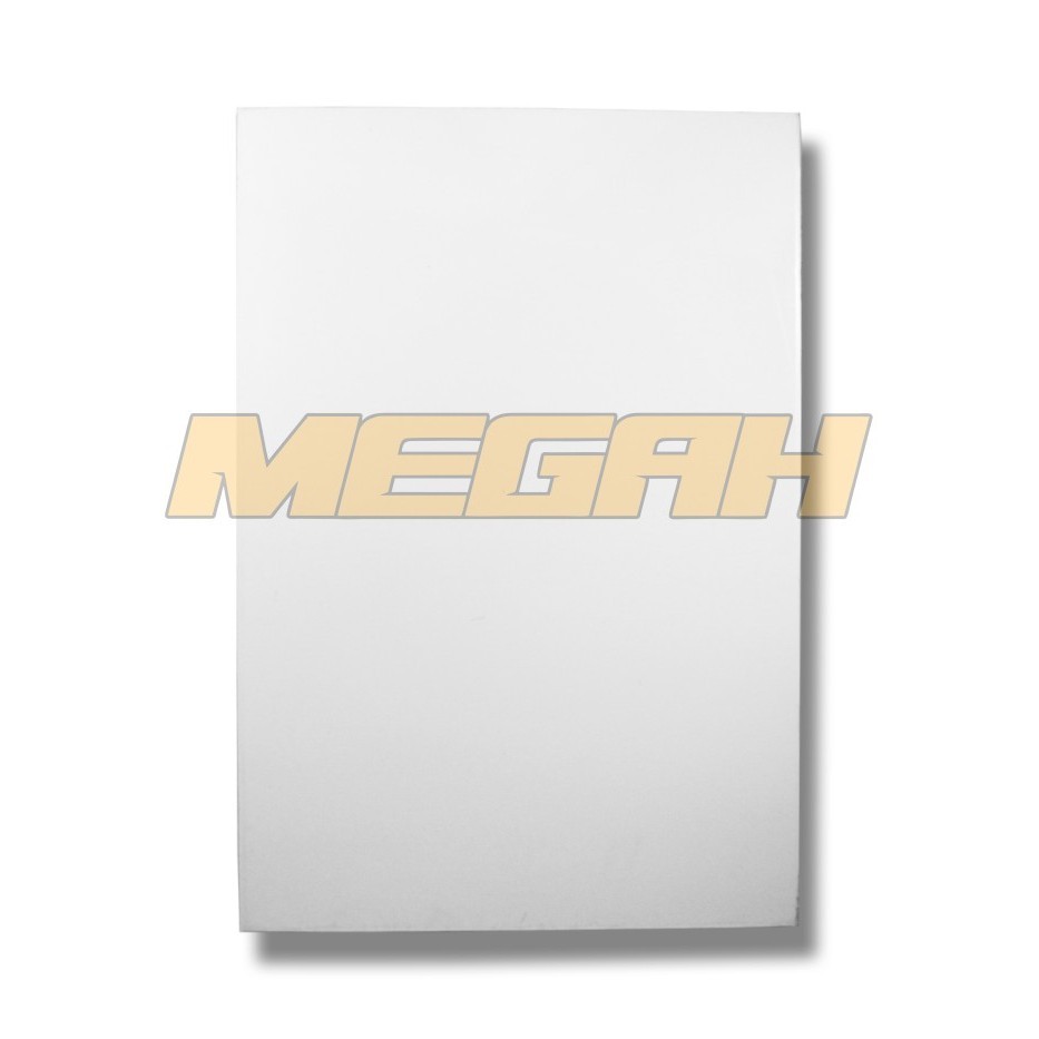 Bahan Pickguard Gitar Tebal / PICKGUARD HITAM 3 BARIS HITAM DAN PUTIH AG326 - Hitam