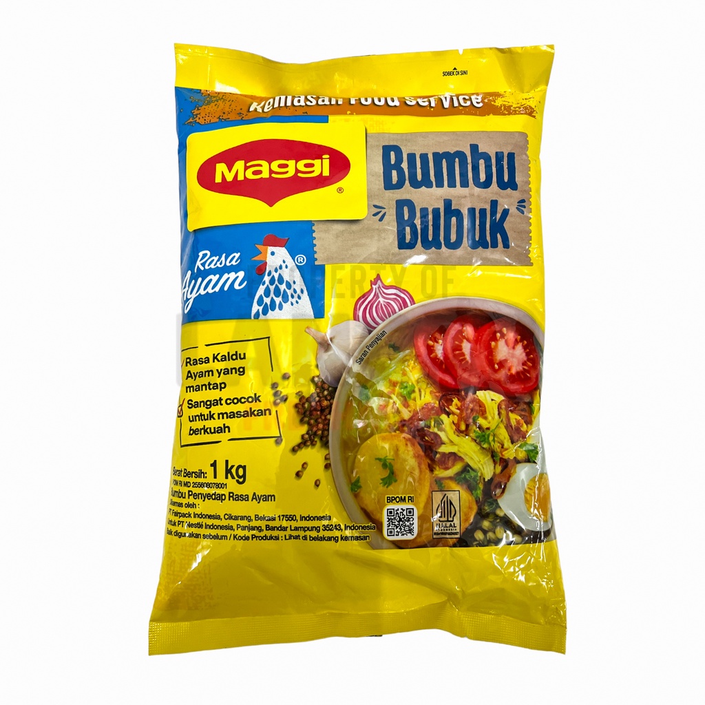 

MAGGI CHICKEN POWDER 1KG / MAGGI BUMBU BUBUK RASA AYAM 1KG
