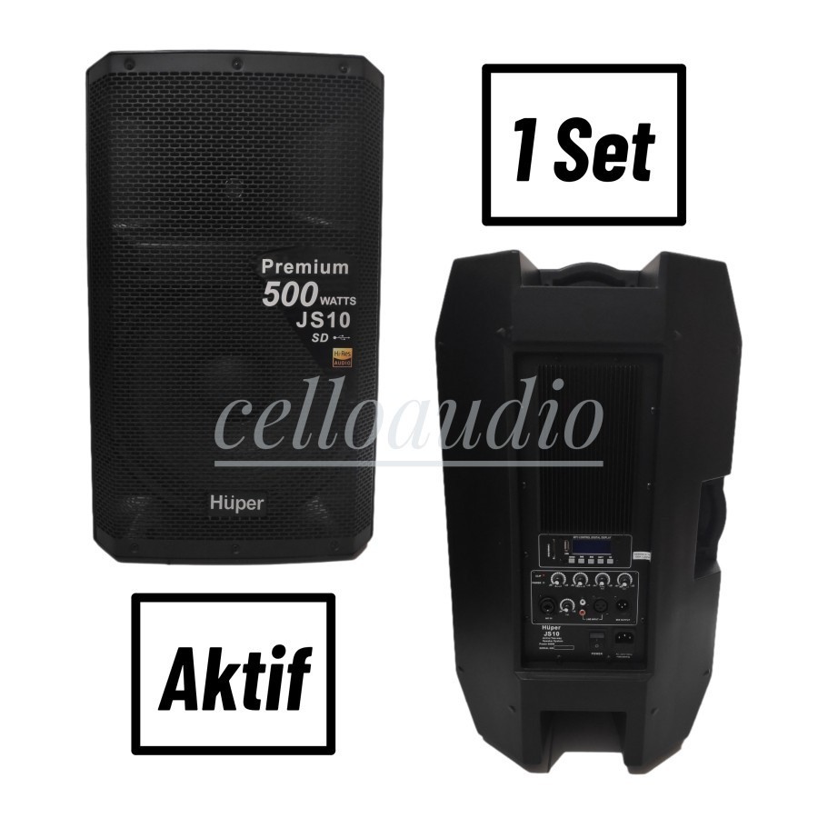 Speaker Aktif 15 Inch Huper JS10 Active Speaker Huper JS 10 (1 Set)
