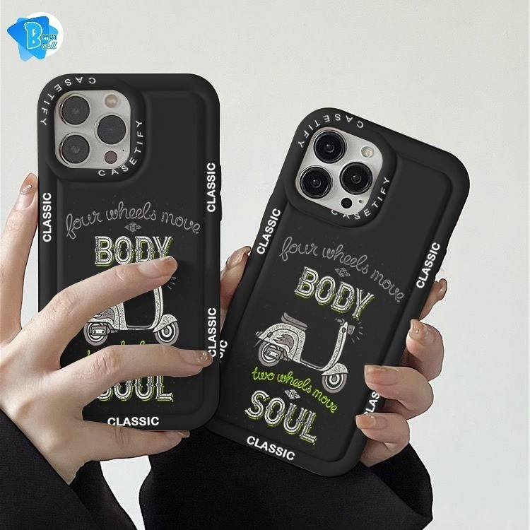 SOFTCASE SILIKON CASING SHOCKPROOF VESPA CLASSIC FOR OPPO A1K A3S A5S A15 A15S A16 Z16E A16K A17 A17