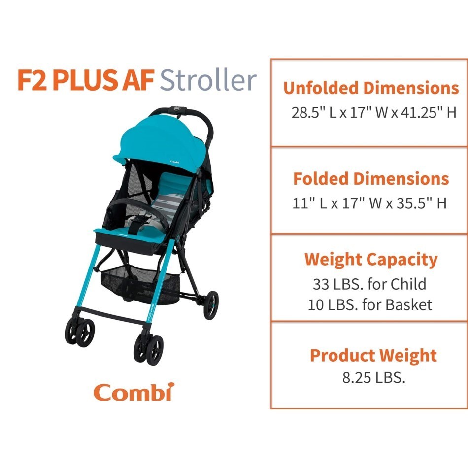 Stroller Combi F2 Plus AF / Kereta Dorong Bayi