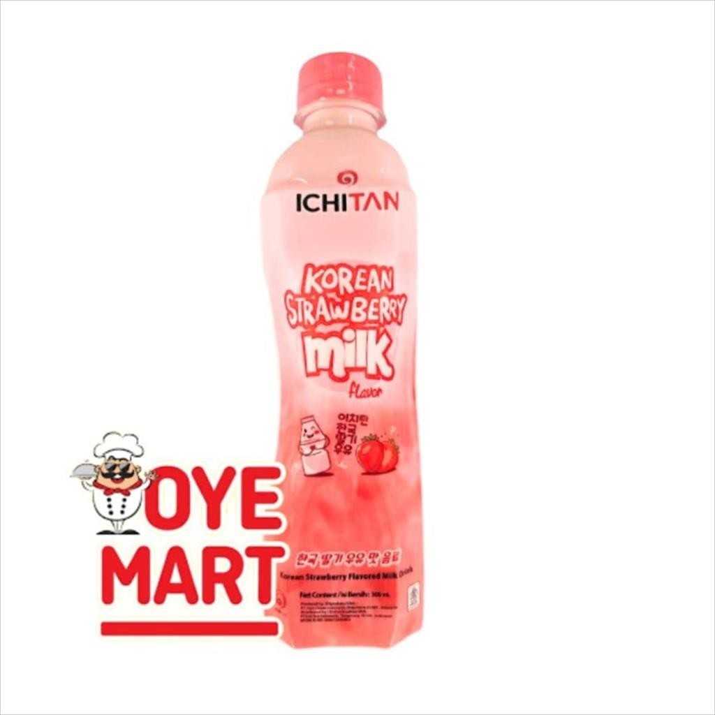 

ICHITAN KOREAN STRAWBERRY MILK 300ML/SUSU STRAWBERRY KOREA