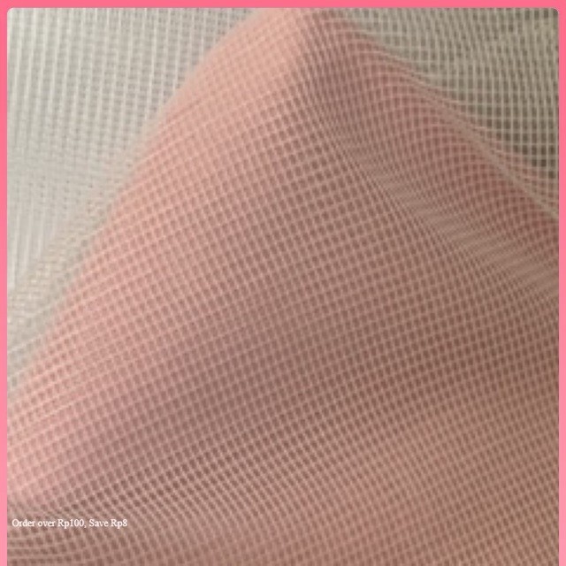 Kelambu Bayi Meteran/Kain Kelambu Bayi/Bahan Kelambu Katun/Kelambu Nyamuk Lobang Kecil