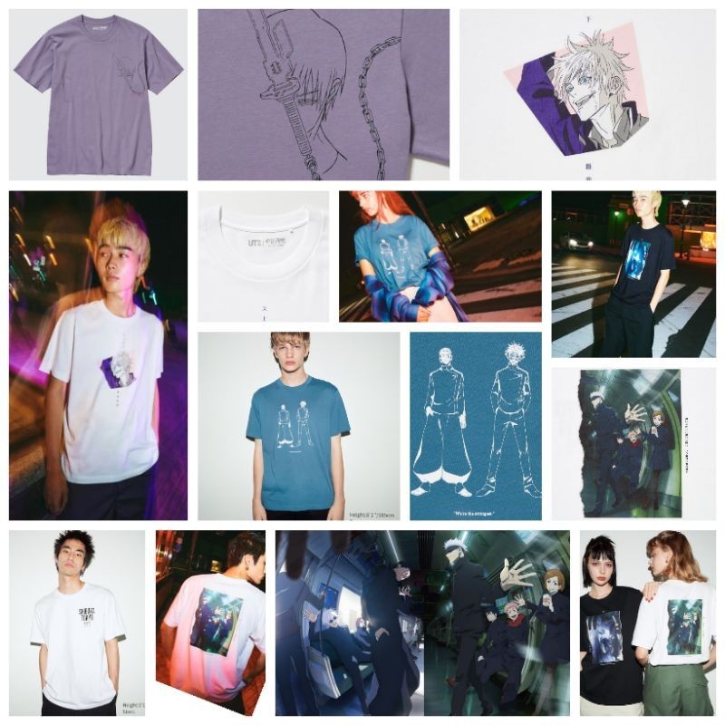 BIGSALE Kaos Tshirt UT Jujutsu Kaisen Gojo Shibuya Incident Lengan Pendek UNIQLO ORIGINAL