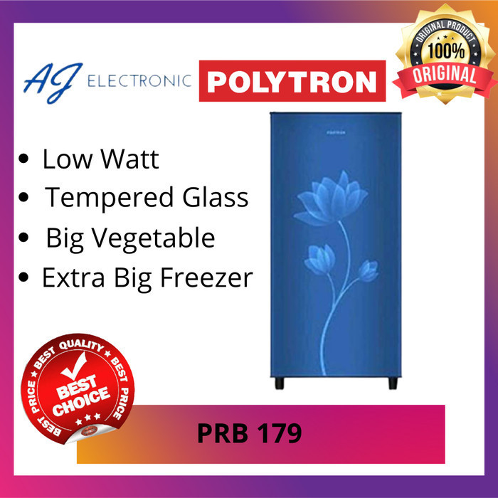 Lemari Es Polytron PRB-179 / PRB 179NR / PRB 179NB / 1 Pintu