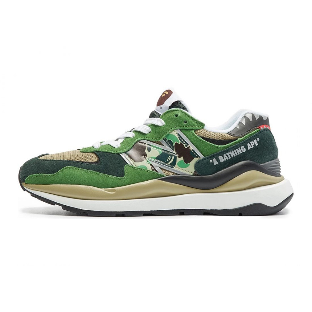 SEPATU NB NEW BALANCE 5740 BAPE GREEN MULTI BNIB Original