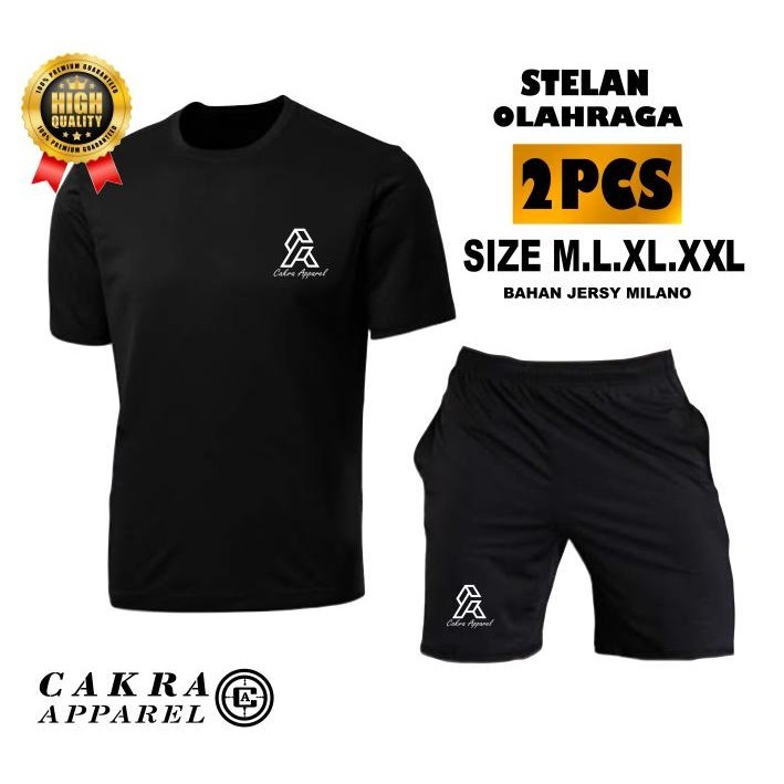 Baju stelan olahraga/jersy CAKRA APPAREL kode 001 unisex pria wanita premium terbaik Sport Jersey