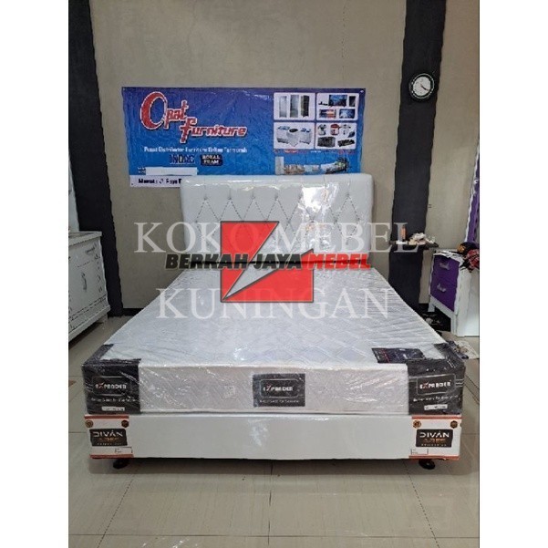 (COD) Spring bed 160x200 / Kasur Springbed No 2 / Kasur Tegal Murah Cirebon Kuningan Majalengka Indr